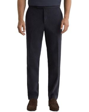 Reiss Regent Brushed Twill Trou Trouser - Black