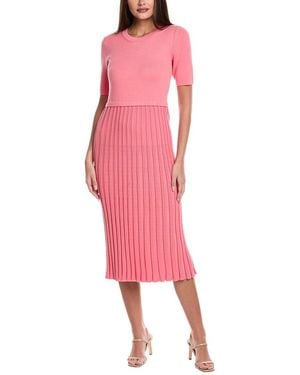 Tahari The Vesper Sweaterdress - Pink