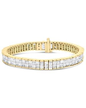 Haus of Brilliance 14K 8.66 Ct. Tw. Diamond Link Bracelet - Metallic