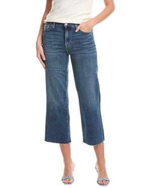 7 For All Mankind Alexa Cropped Trouser Jean - Blue