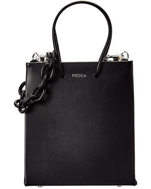MEDEA Leather Tote - Black