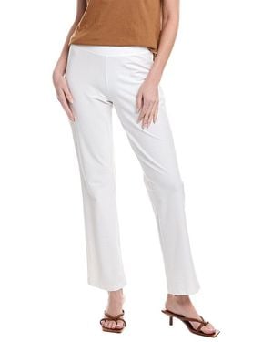 Eileen Fisher Slim Bootcut Pant - White