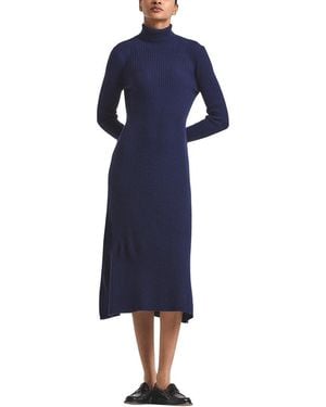 10 Crosby Derek Lam Diana Turtleneck Dress - Blue