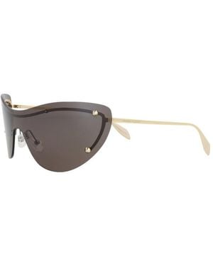 McQueen Am0413S 99Mm Sunglasses - Brown