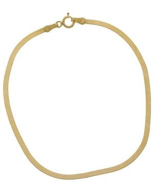 Italian Gold 10K 2.15Mm Herringbone Bracelet - Metallic