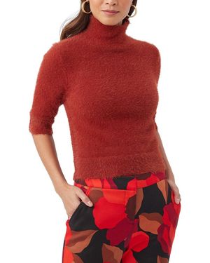 Trina Turk Mali Fuzzy Jumper - Red