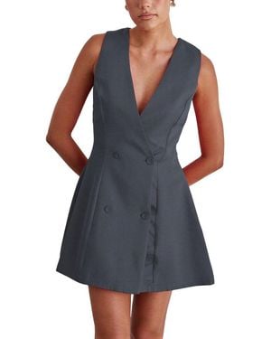 Vincent Mini Dress - Blue