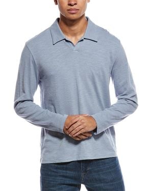 Vince Johnny Collar Shirt - Blue