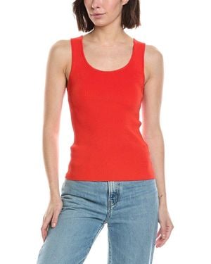 3.1 Phillip Lim Compact Rib Layering Tank - Red