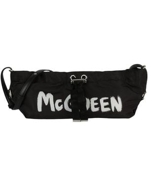 McQueen Nylon The Puffy Knuckle Belt Bag in Black | Lyst
