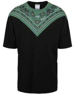 Marcelo Burlon Bandana Over T-Shirt - Green