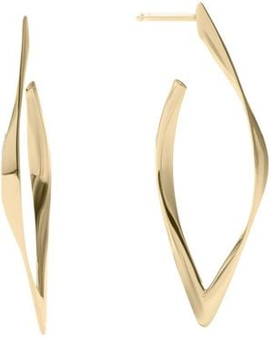 Lana Jewelry 14K Hoops - Metallic