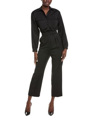 Max Mara Ragusa Wool Jumpsuit - Black