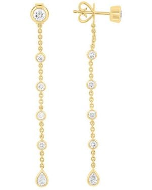 Effy Fine Jewelry 14K 0.96 Ct. Tw. Diamond Earrings - White