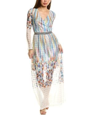 Missoni Lace Wool-Blend Maxi Dress - Blue