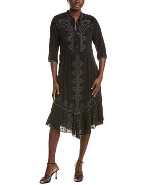 Johnny Was Western Vipiana Dress - Black