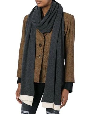 CHANEL 90s Pure Cashmere Scarf (authentic Pre-loved) - Black