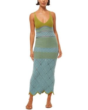 MISA Los Angles Sezen Dress - Green