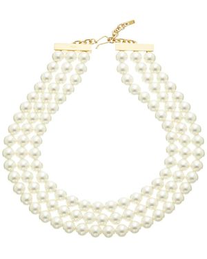 Celine Les Perles Necklace - White