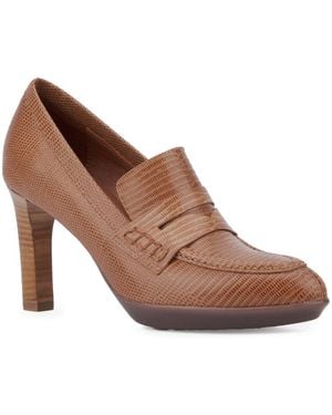 Aquatalia Rella Weatherproof Leather Pump - Brown