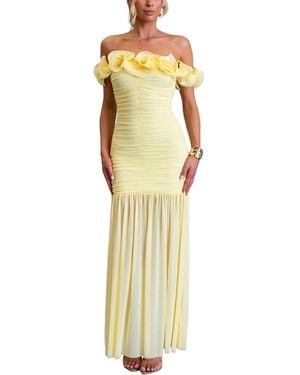 DELI S Off-The-Shoulder Maxi Dress - Metallic