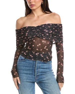 AFRM Lilith Off-The-Shoulder Top - Black