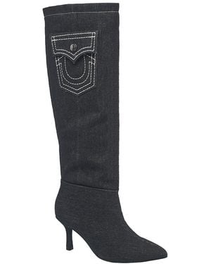 TRUE RELIGION Tall Denim Boot - Black