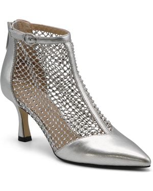 Charles David Arnie Mesh Bootie - White