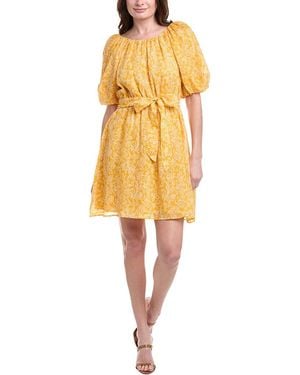 Tommy Bahama Veranda Vines Mini Dress - Yellow