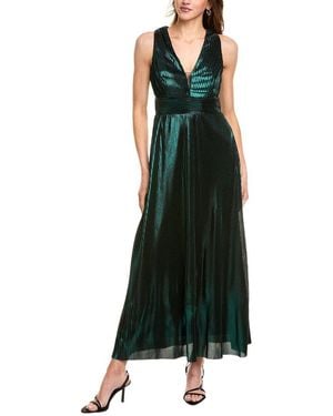 Marina Pleated Gown - Green