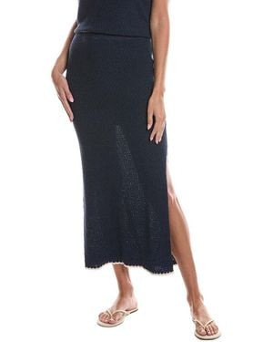 Z Supply Yessenia Whipstitch Skirt - Blue