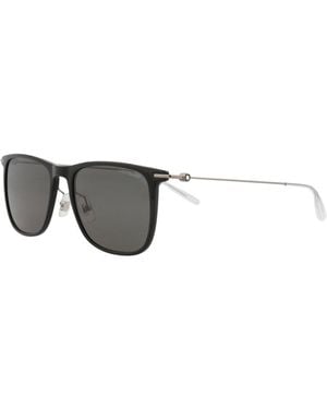 Montblanc Mb0206S 53Mm Sunglasses - Black