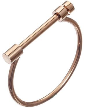 Eye Candy LA Luxe Collection Titanium Melanie Screw Cuff - Metallic