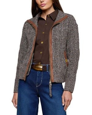 L'Agence Shiloh Cardigan - Brown