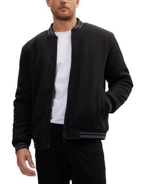 Ron Tomson Classic Bomber Jacket - Black