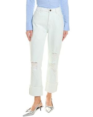 Current/Elliott Relaxed Cuffed Boyfriend Oblique Boyfriend Jean - Blue