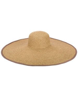 San Diego Hat Sun Dial Ultrabraid Round Crown Floppy Hat - Natural