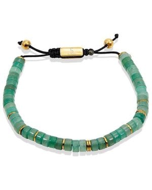 Savvy Cie Jade Adjustable Bracelet - Green
