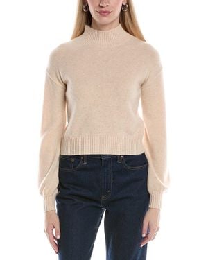 Philosophy Balloon Sleeve Cashmere Jumper - Blue