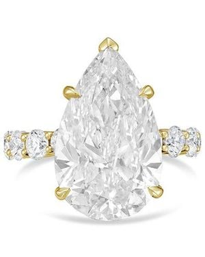Diana M. Jewels Diana M. 18K 13.00 Ct. Tw. Lab-Grown Diamond Pave Ring - White