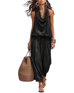 Olivia Taylor Top & Pant Set - Black