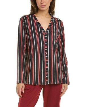 Hanro Sleep & Lounge Shirt - Red