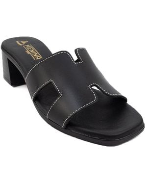 Menina Step Sorrento Sandal - Black