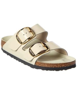 Birkenstock Arizona Big Buckle Narrow Leather Sandal - Metallic