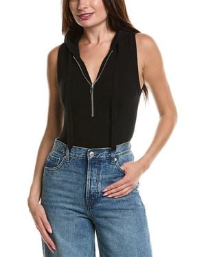 Michael Kors Cashmere-Blend Zip Bodysuit - Blue