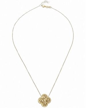 Meshmerise 18K 0.03 Ct. Tw. Diamond Necklace - Metallic