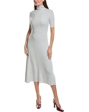 BOSS Farie Wool Sweaterdress - White