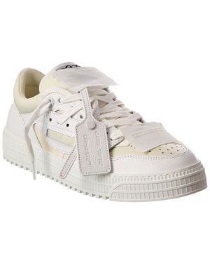 Off-White c/o Virgil Abloh Low Top 3.0 Off Court Leather Trainer - White