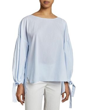 Santorelli Juniper Relaxed Top - Blue