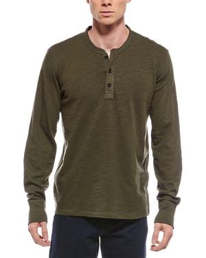 Rag & Bone Classic Flame Henley - Green